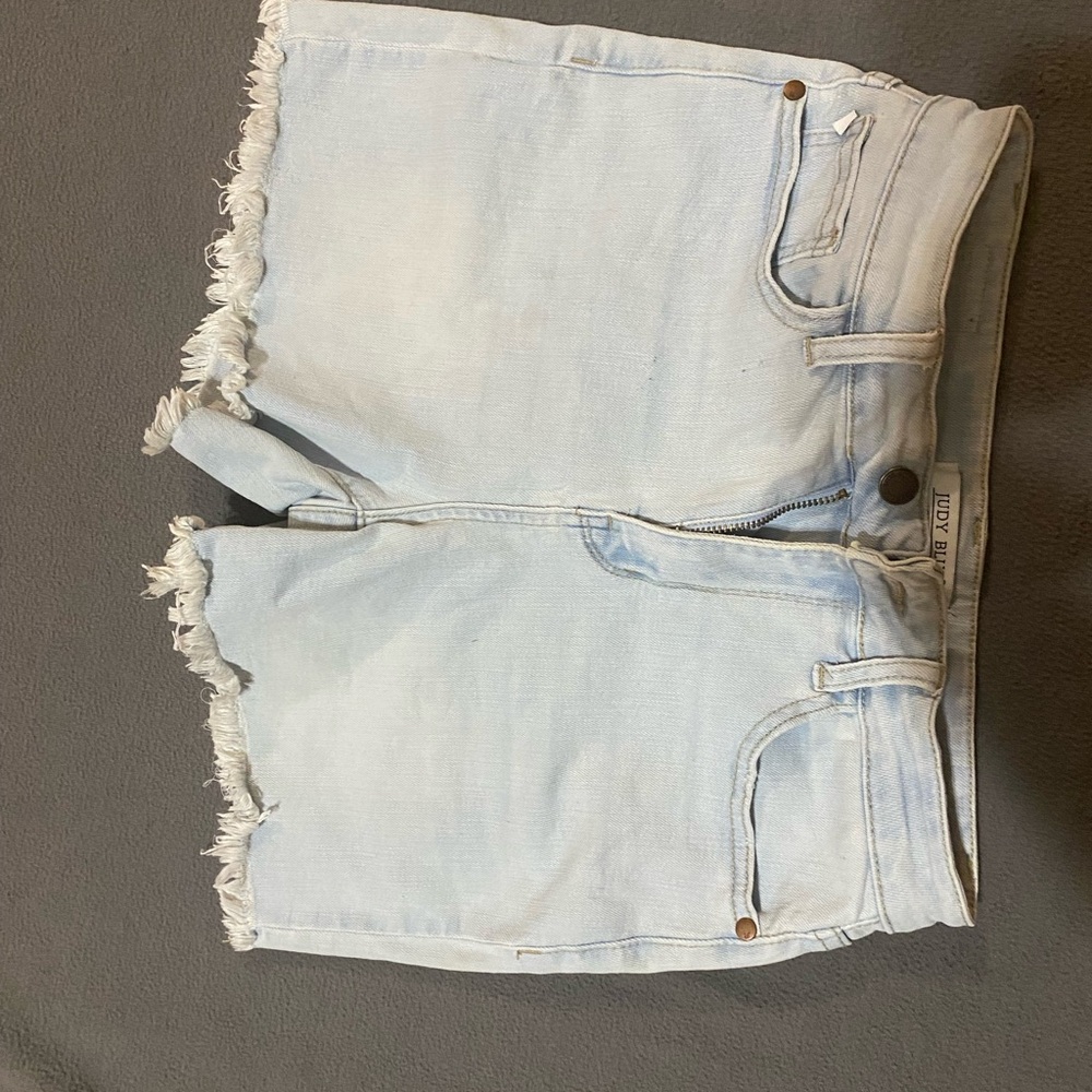 Hollister Light Blue Women Shorts